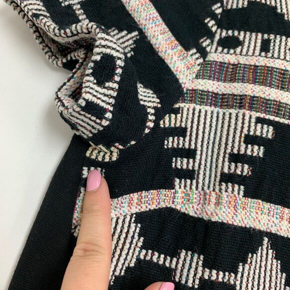Sunday in Brooklyn Top Women S Small Black Ellery Woven Knit Aztec Anthropologie - Picture 9 of 14